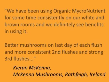 Mushroom Nutrient Testimonial
